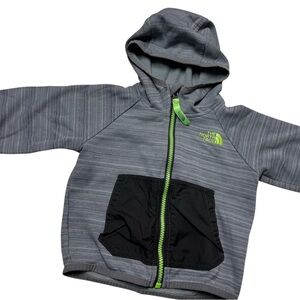 The North Face Kids Gray and Black Hoodie
